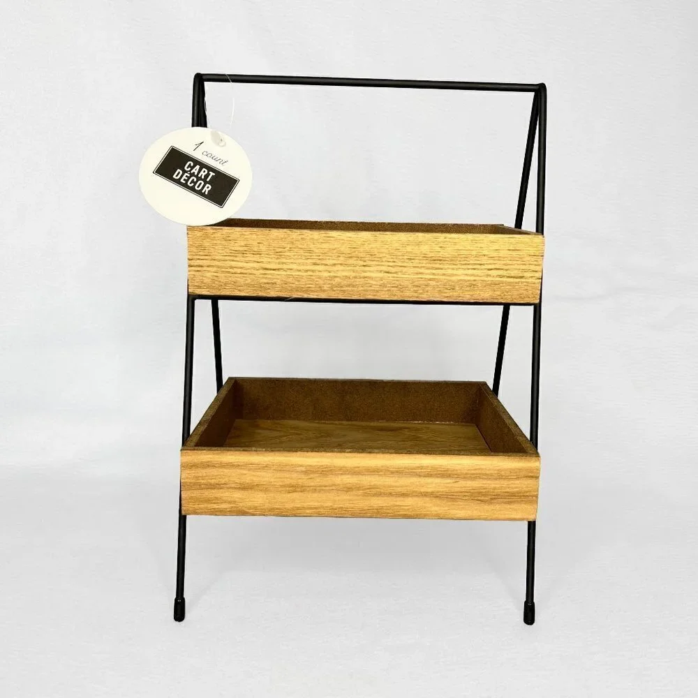 Target Bullseye Playground -  2021 2 Tiered Mini Coffee Bar Rectangle Tray New